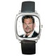 Patrick Swayze - Silver Tone Square Metal Watch