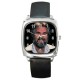 Kenny Rogers - Silver Tone Square Metal Watch