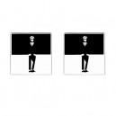 Ska Mod TwoTone - Cufflinks (Square)