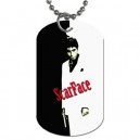 Al Pacino Scarface - Double Sided Dog Tag Necklace