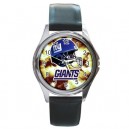 NFL New York Giants - Silver Tone Round Metal Watch