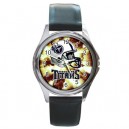 NFL Tennessee Titans - Silver Tone Round Metal Watch