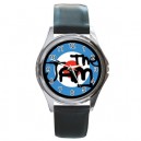 The Jam - Silver Tone Round Metal Watch