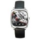 Jenson Button Signature - Silver Tone Square Metal Watch