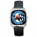 The Jam - Silver Tone Square Metal Watch