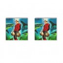 Captain Scarlet - Cufflinks (Square)