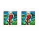 Captain Scarlet - Cufflinks (Square)