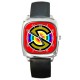 Captain Scarlet Spectrum  - Silver Tone Square Metal Watch