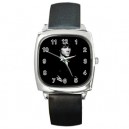 Jared Padalecki Supernatural - Silver Tone Square Metal Watch