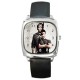 Supernatural - Silver Tone Square Metal Watch