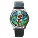Captain Scarlet - Silver Tone Round Metal Watch