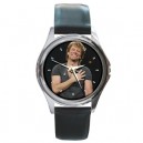 Jon Bon Jovi - Silver Tone Round Metal Watch
