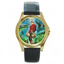 Captain Scarlet - Gold Tone Metal Watch