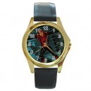 Captain Scarlet - Gold Tone Metal Watch