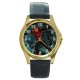 Captain Scarlet - Gold Tone Metal Watch