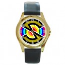 Captain Scarlet Spectrum - Gold Tone Metal Watch