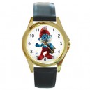 The Smurfs Papa Smurf - Gold Tone Metal Watch