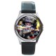 Sebastian Vettel - Silver Tone Round Metal Watch