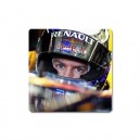 Sebastian Vettel  3" X 3" Square Magnet