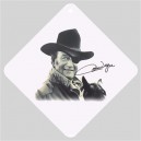 John Wayne Signature - Car Window Sign