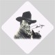 John Wayne Signature - Car Window Sign