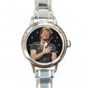 Jon Bon Jovi - Round Italian Charm Watch