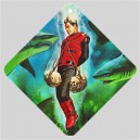 Captain Scarlet - Car Window Sign