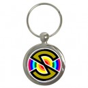 Captain Scarlet Spectrum - Round Keyring