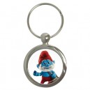 The Smurfs Papa Smurf - Round Keyring