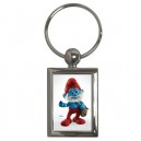 The Smurfs Papa Smurf - Rectangle Keyring