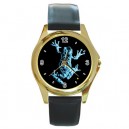 The Fringe Glyph - Gold Tone Metal Watch