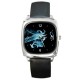 The Fringe Glyph  - Silver Tone Square Metal Watch