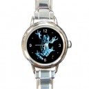 The Fringe Glyph - Round Italian Charm Watch