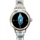 The Fringe Glyph - Round Italian Charm Watch