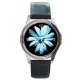 The Fringe Glyph - Silver Tone Round Metal Watch