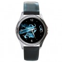 The Fringe Glyph - Silver Tone Round Metal Watch