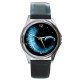 The Fringe Glyph - Silver Tone Round Metal Watch