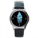 The Fringe Glyph - Silver Tone Round Metal Watch