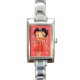 Betty Boop - Rectangular Italian Charm Watch