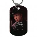 Garth Brooks Signature - Double Sided Dog Tag Necklace