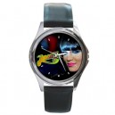 Jesse J - Silver Tone Round Metal Watch