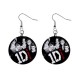 One Direction - Button Earrings