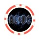 AC / DC Logo - Poker chip Card Guard