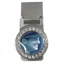 Dean Martin - Crystal Bezel Money Clip