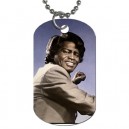 James Brown - Double Sided Dog Tag Necklace