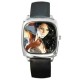 Katie Price Jordan - Silver Tone Square Metal Watch