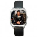 Peter Andre - Silver Tone Square Metal Watch