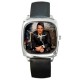 Peter Andre - Silver Tone Square Metal Watch