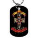 Guns N Roses - Double Sided Dog Tag Necklace