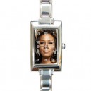 Whitney Houston - Rectangular Italian Charm Watch